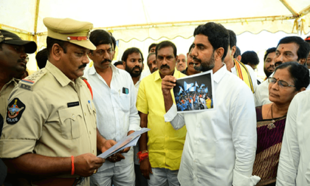TDP, YSRCP play blame game for violence during Lokesh’s padayatra