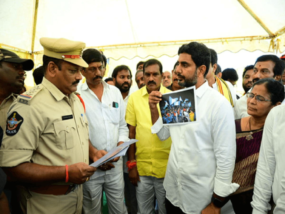 TDP, YSRCP play blame game for violence during Lokesh’s padayatra