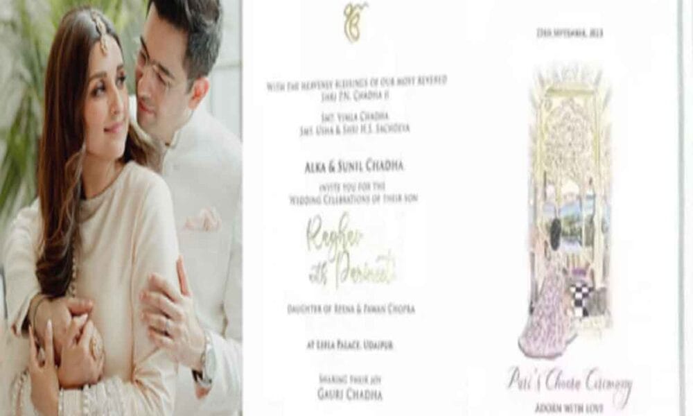 ‘A Pearl White Indian wedding’: Parineeti and Raghav’s big day invite goes viral