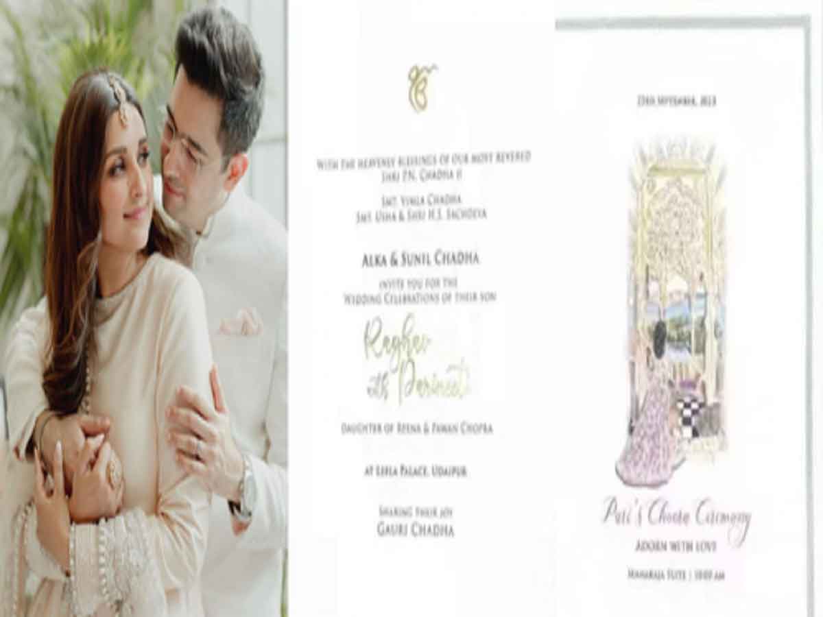 ‘A Pearl White Indian wedding’: Parineeti and Raghav’s big day invite goes viral