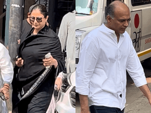 Tabu, Ashutosh Gowariker spotted at funeral of ‘Dhoom’ director Sanjay Gadhvi
