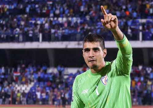 Gurpreet Singh Sandhu: The canopy in the 2019 Qatar desert storm during World Cup Qualifiers