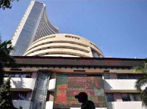 Sensex trades flat after opening in green