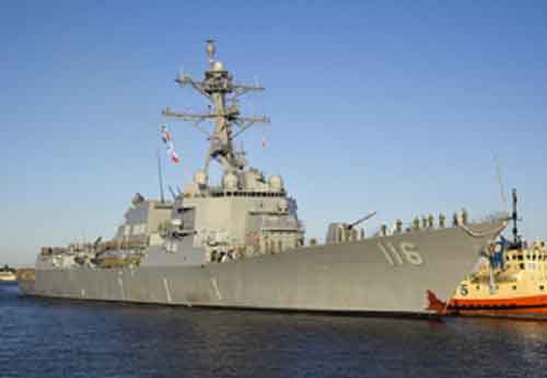 US warship shoots down drones launched from Yemen
