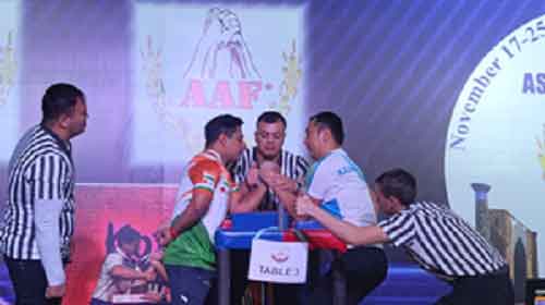 Shrimant Jha takes bronze in Asia Cup para-arm wrestling Championship