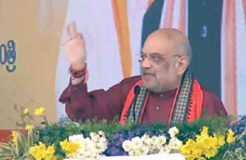 Quota on religious grounds unconstitutional: Shah on promise made in Raj Cong manifesto