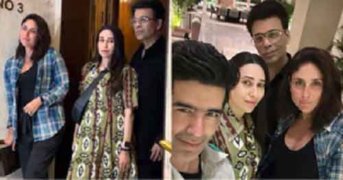 Kareena, Karisma, KJo radiate ‘comfort and love’ at Manish Malhotra’s house