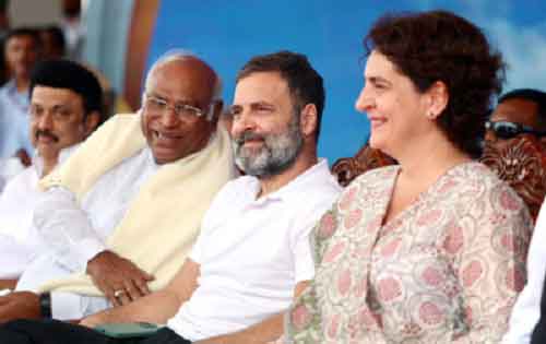 Cong leaders Kharge, Rahul, Priyanka urge voters in Rajasthan to vote for ‘guarantee’ of their happiness