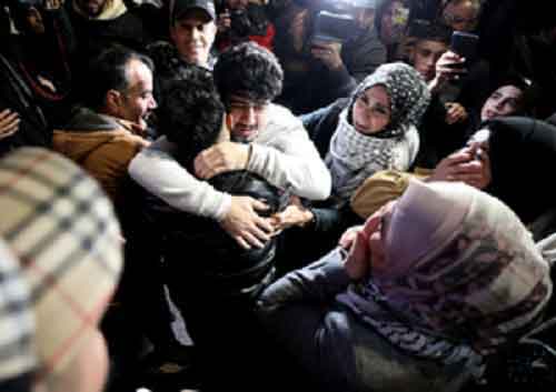 Released hostages reach Israel, to be admitted to hospital for health checkup