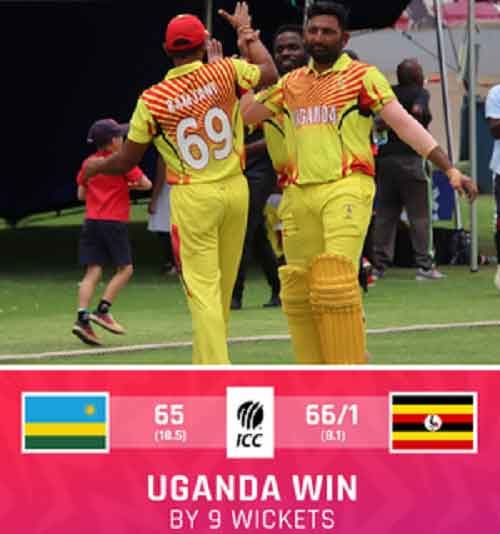 Uganda secure historic qualification for 2024 Men’s T20 World Cup as Zimbabwe miss out