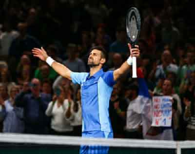Djokovic gears up to chase record books at ATP Finals