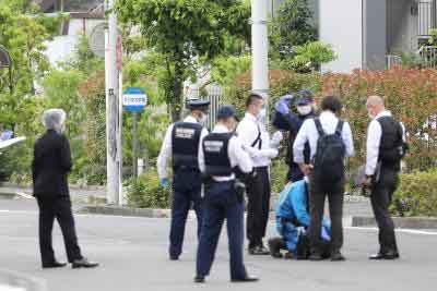 Car rams into barricade near Israeli Embassy in Tokyo, cop injured