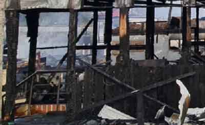 Eight buildings gutted in major fire in J&K’s Doda