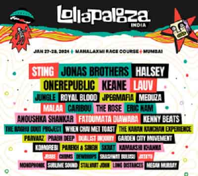 Jonas Brothers, Sting, Halsey, OneRepublic to headline 2nd edition of Lollapalooza India