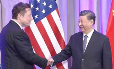 Tim Cook, Elon Musk greet Xi Jinping at gala dinner