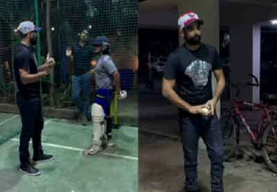 Sonu Sood shares video of son taking ‘batting’ tips from Shami