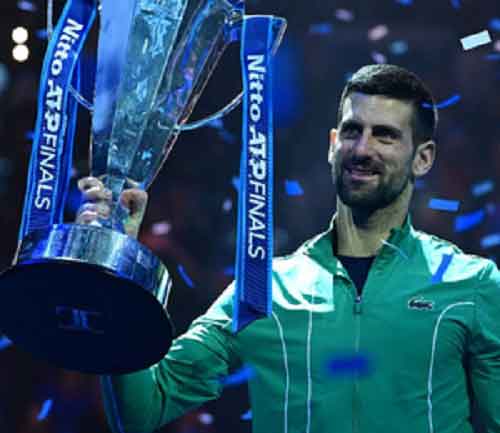 Djokovic claims record-breaking seventh ATP Finals crown