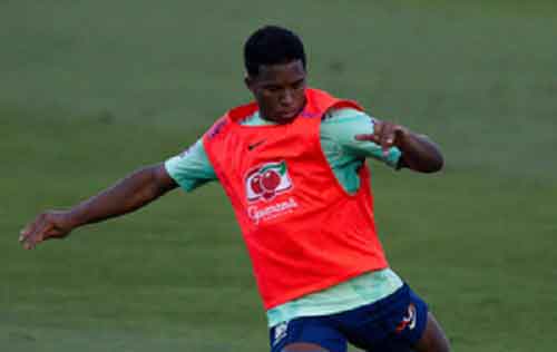 Brazil teenager Endrick says pressure is off ahead of Argentina duel