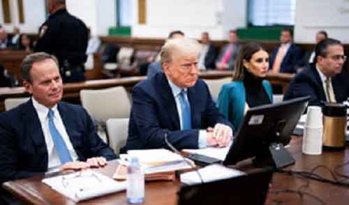 Trump won’t testify in civil fraud trial today