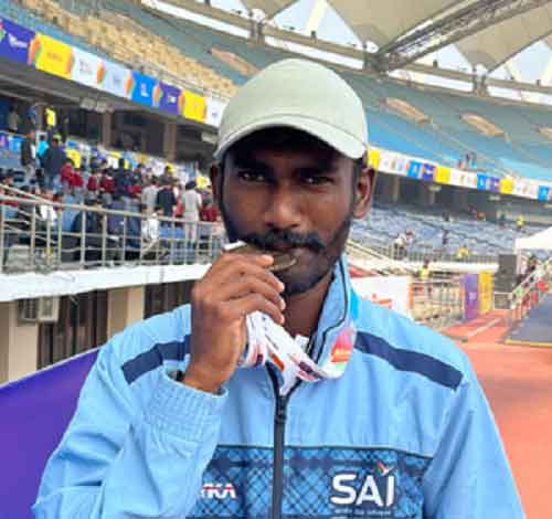 Losing a leg was not a deterrent for 200m champion Rajesh