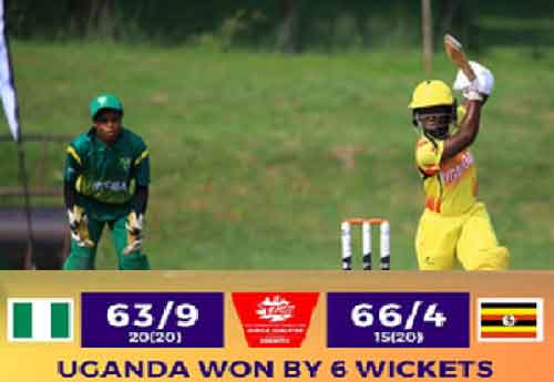 Uganda outplays Nigeria in ICC Women’s T20 World Cup qualifier