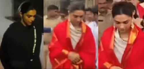 Deepika Padukone seeks blessings at Tirumala Venkateswara temple with family