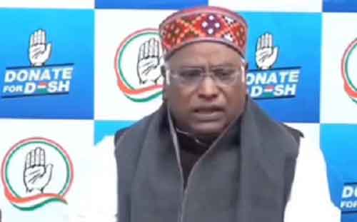 Kharge launches online crowd funding campaign ‘Donate for desh’