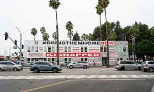 Largest ‘Bring Them Home Now’ street mural in the world unveiled in Los Angeles