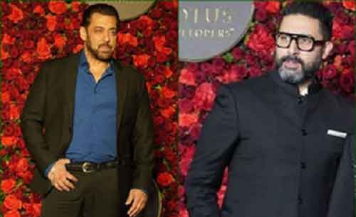 Salman gives a bear hug to Abhishek Bachchan at Anand Pandit’s b’day party