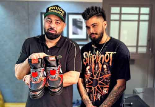 Sneakerhead Badshah gets customised Air Force 1 High sneakers as gift from visual artiste Santanu Hazarika