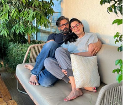 Suniel Shetty wishes wifey Mana: ‘Tied to each other for 41 years’
