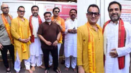 Pankaj Tripathi visits Siddhivinayak Temple on Vajpayee’s birth anniversary