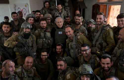 Netanyahu inspects north Gaza, vows to continue fight