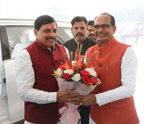 CM Mohan Yadav meets Chouhan as new cabinet in MP takes shape