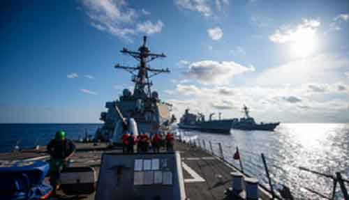 Shot down drone, anti-ship missile fired by Houthi in Red Sea: US