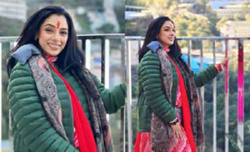 Rupali Ganguly welcomes 2024 with spiritual bliss, visits Vaishno Devi temple
