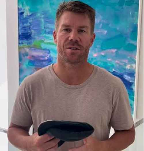 Warner ‘Pleased and relived’ after reuniting with missing ‘baggy green’ caps