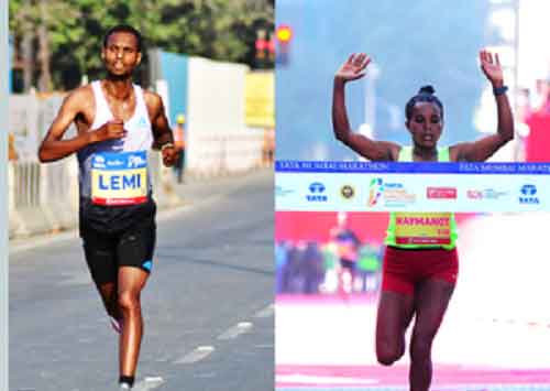 Defending Champs Ethiopians Hayle Lemi Berhanu, Anchialem Haymanot to headline Mumbai Marathon