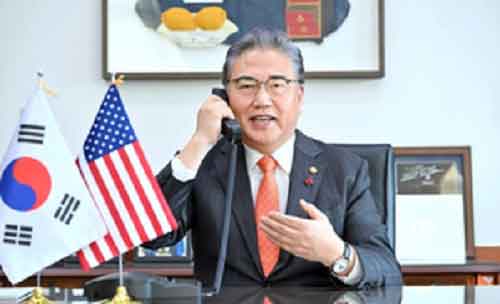 Outgoing S.Korea FM Park highlights alliance with US in phone talks with Blinken