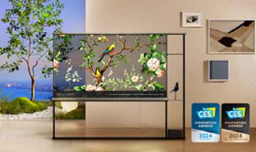 LG unveils world’s 1st wireless transparent OLED TV at CES 2024
