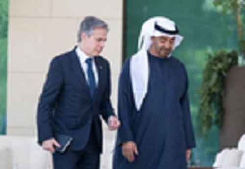 UAE president, Blinken stress need for avoiding Gaza conflict’s expansion
