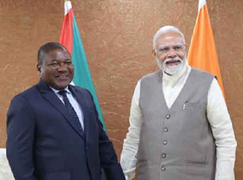 PM Modi and President of Mozambique discuss Defence and counter-terrorism