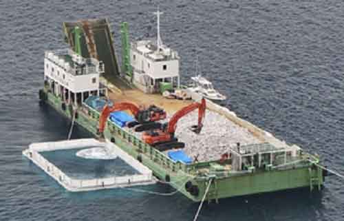 Japan begins work for US base relocation in Okinawa despite local opposition