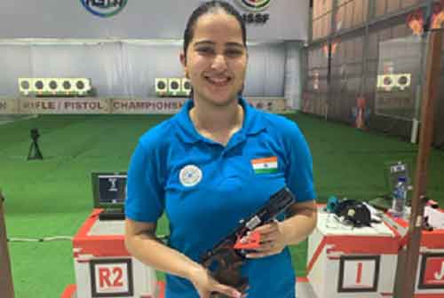 Rhythm Sangwan secures record 16th Olympic quota in Shooting