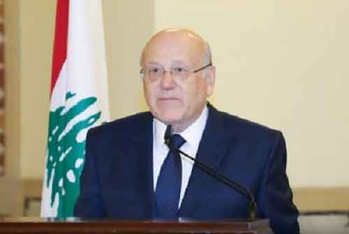 Lebanese PM urges calm on Israel-Lebanon border during meeting US envoy