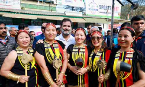 BJNY Day 2: Rahul interact with hundreds of people as Nyay Yatra enters Nagaland