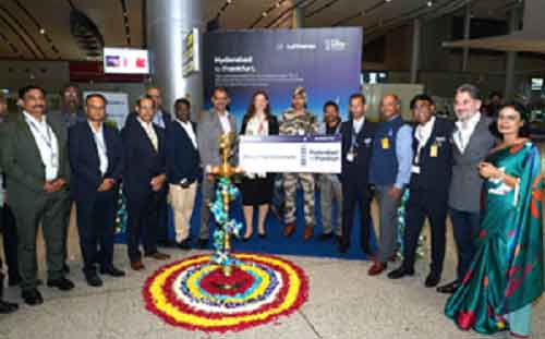 Lufthansa launches direct flight from Hyderabad to Frankfurt