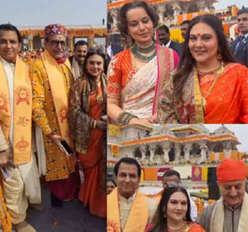 Dipika Chikhlia shares unseen snaps with Kangana, Anupam Kher, Nitish Bharadwaj from Ram Temple