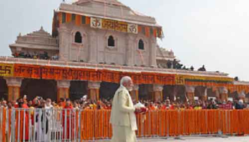 Ram temple will continue to inspire us to create new paradigms of development: PM Modi to Prez