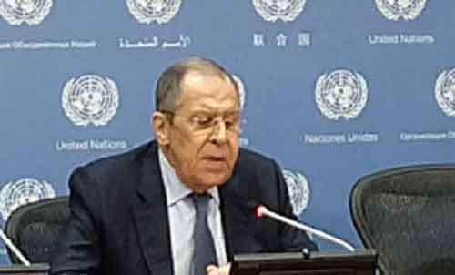Development of North-South corridor linking India, Russia priority for Moscow: Lavrov